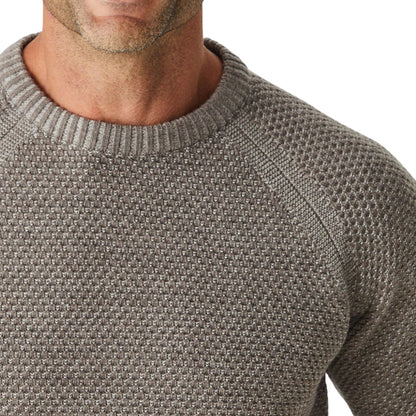 Merino Moss Stitch Crew Knit