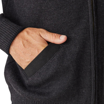 Merino Zip Cardigan with Pockets