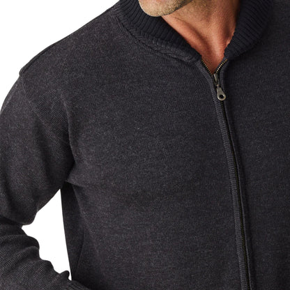 Merino Zip Cardigan with Pockets