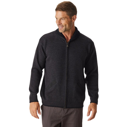 Merino Zip Cardigan with Pockets