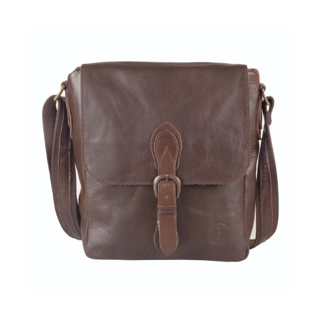 Messenger Bag - Nomad OS Vintage Brown Accessories by Indepal | The Bloke Shop