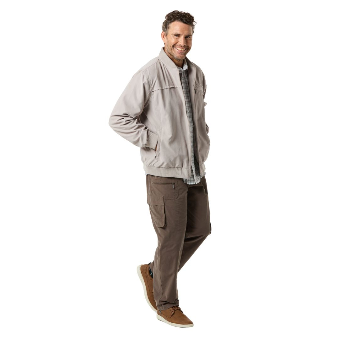 Microfibre Bomber Jacket