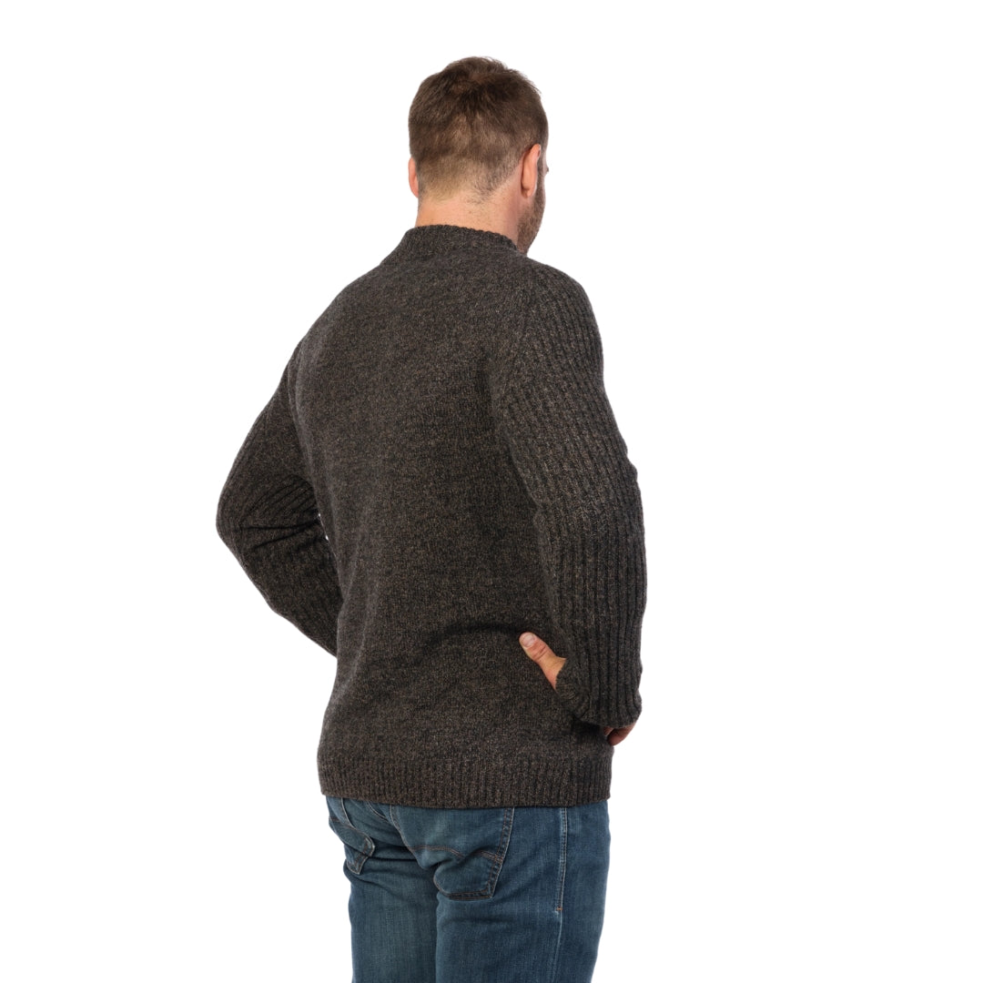 Mount Half Zip Possum Knit