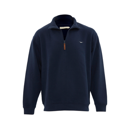 Mulyungarie Fleece Top by RM Williams 3XL Navy Fleece by RM Williams | The Bloke Shop