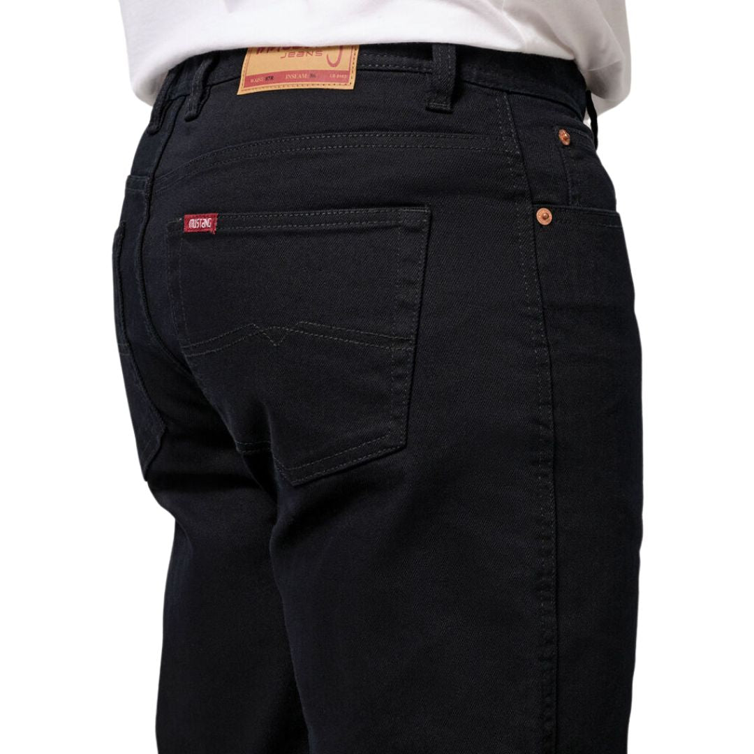 Mustang Stretch Jean - Black Black Mens Jeans by Mustang | The Bloke Shop