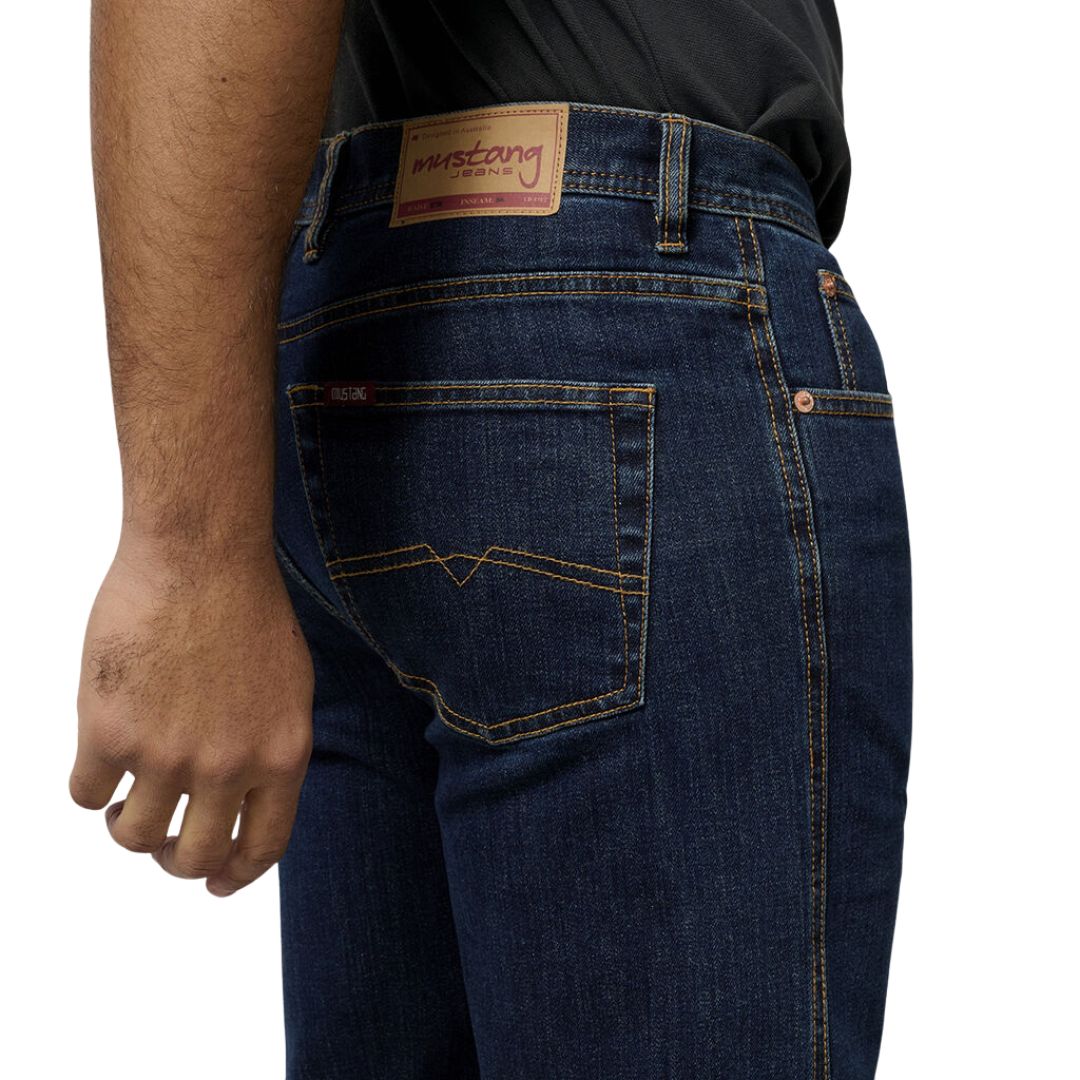 Mustang Stretch Jean - Navy Navy Jean by Mustang | The Bloke Shop