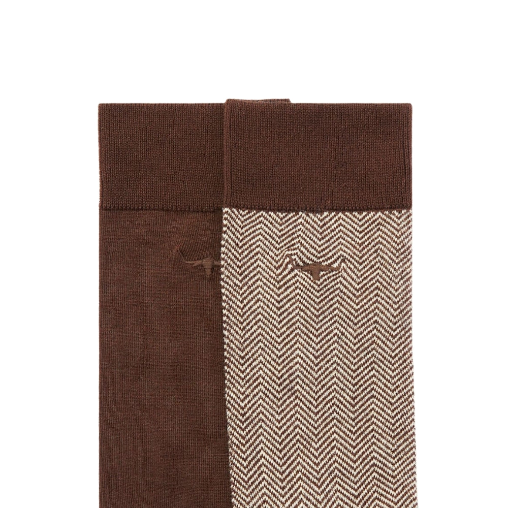 Nelson Herringbone Sock 2-Pack