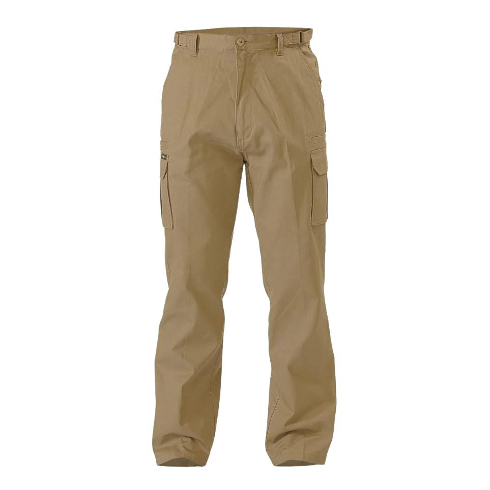 Original 8 Pocket Cargo Pant 102S Khaki Workwear by Bisley | The Bloke Shop