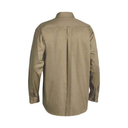 Original Cotton Drill Work Shirt - Long Sleeve Workwear by Bisley | The Bloke Shop