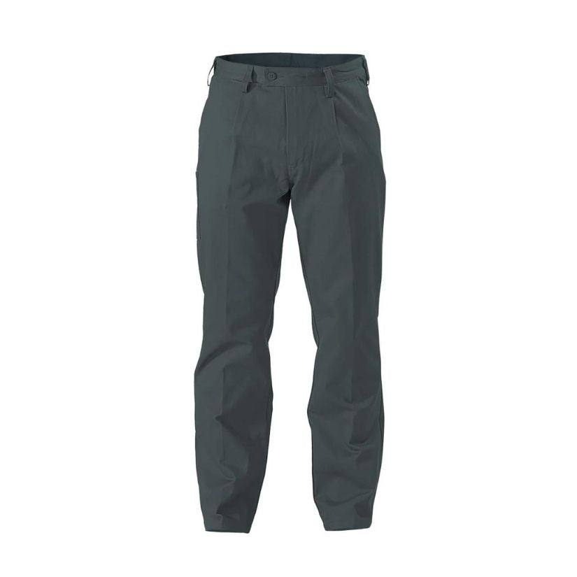 Original Cotton Drill Work Pant 102S Bottle Green Workwear by Bisley | The Bloke Shop