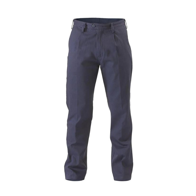 Original Cotton Drill Work Pant 102S Navy Workwear by Bisley | The Bloke Shop