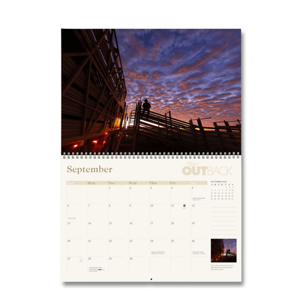 OUTBACK Calendar 2026