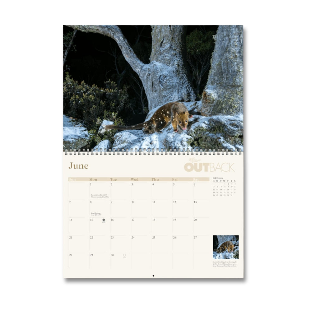OUTBACK Calendar 2026