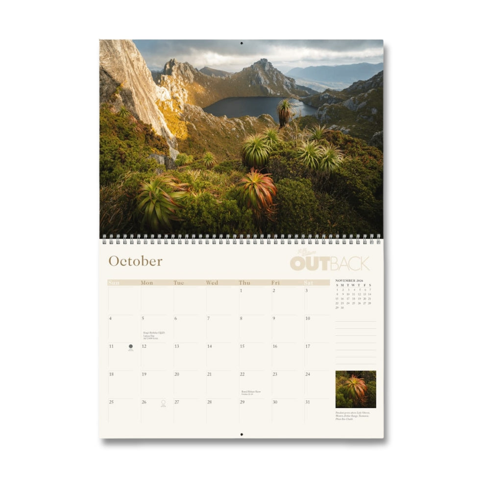 OUTBACK Calendar 2026