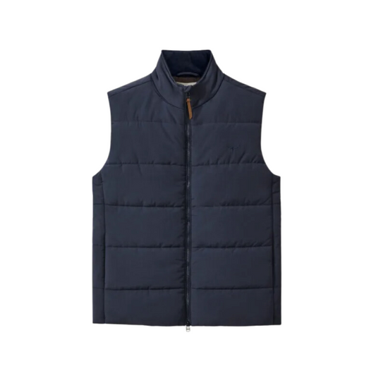 Padstow Vest W24 3XL Navy Vest by RM Williams | The Bloke Shop