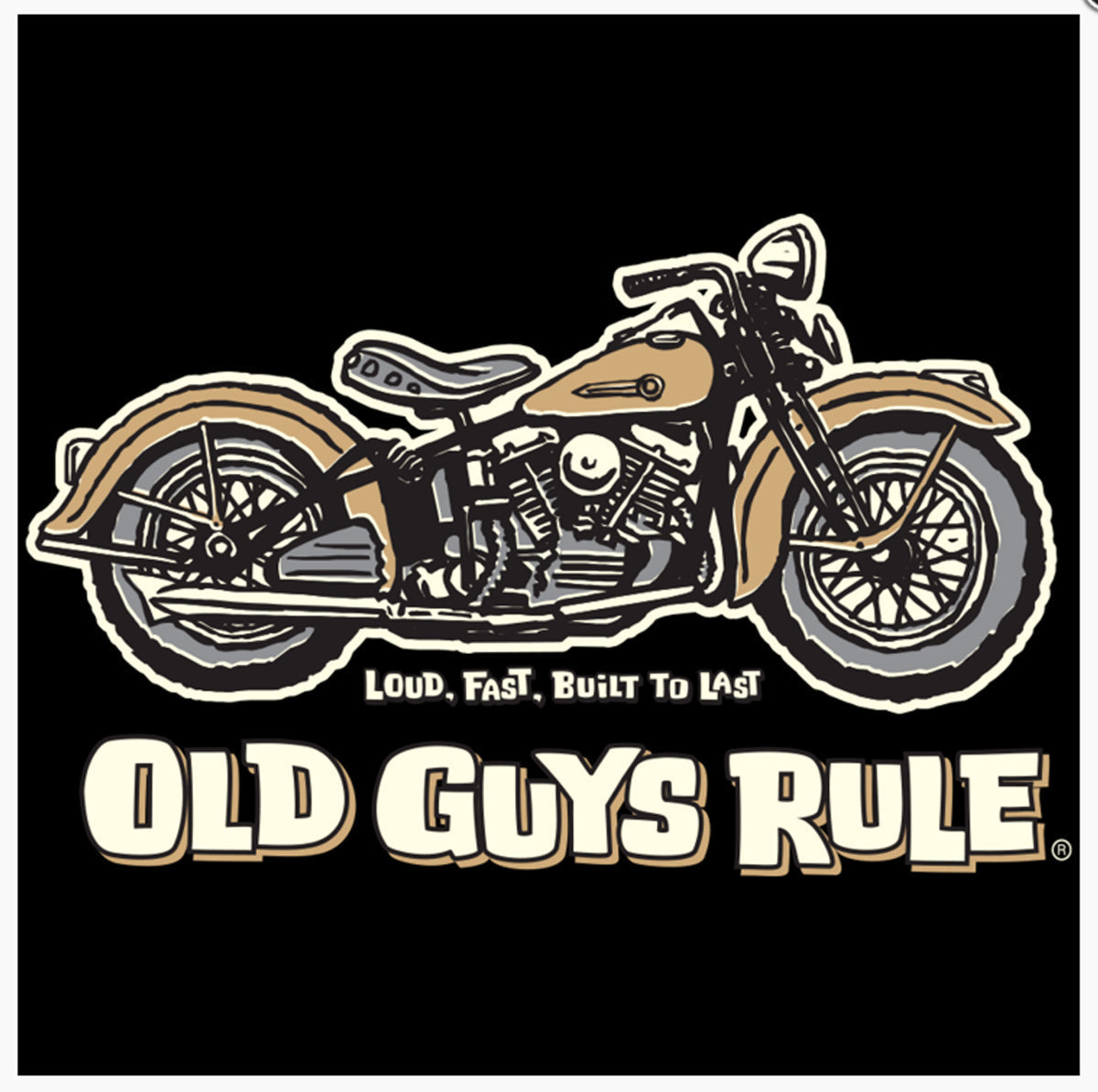 Panhead Black Mens Tshirt by Old Guys Rule OGR | The Bloke Shop