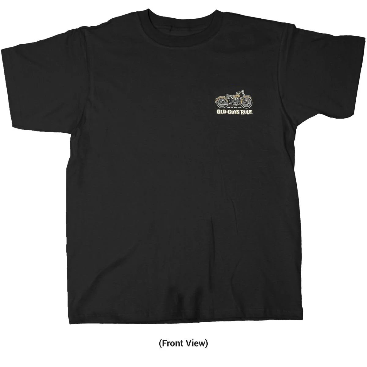 Panhead T-Shirt Black Tee SS by Old Guys Rule OGR | The Bloke Shop