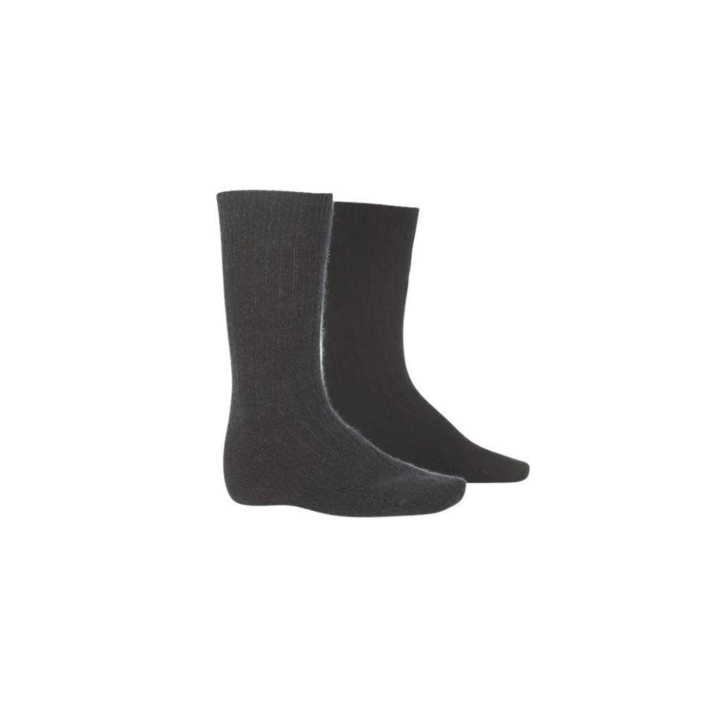 Plain Rib Socks