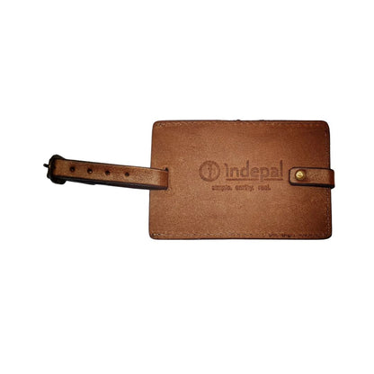 Leather Luggage Tag - Perry OS Accessory by Indepal | The Bloke Shop