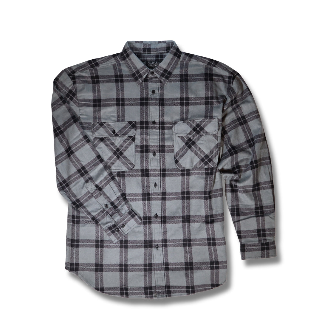 Pilbara Check Flannelette Shirt