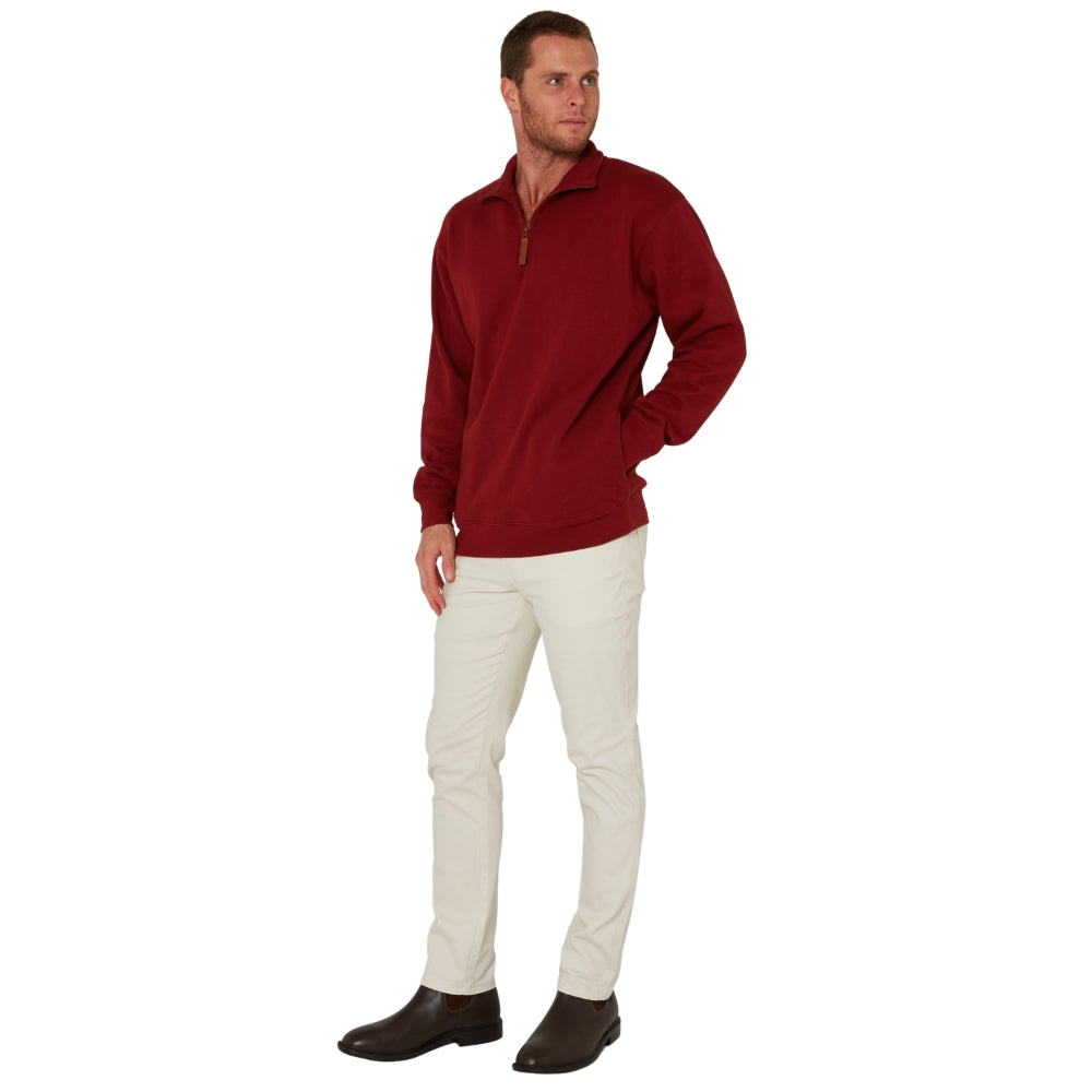 Pilbara Classic Quarter Zip Fleece Jumper