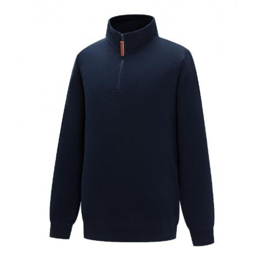 Pilbara Classic Zipper Fleece Pullover 3XL French Navy Mens Fleece by Pilbara | The Bloke Shop