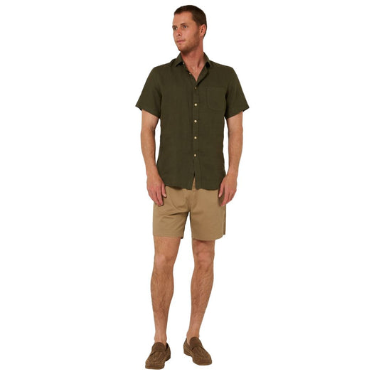 Pilbara Linen Short Sleeve Shirt
