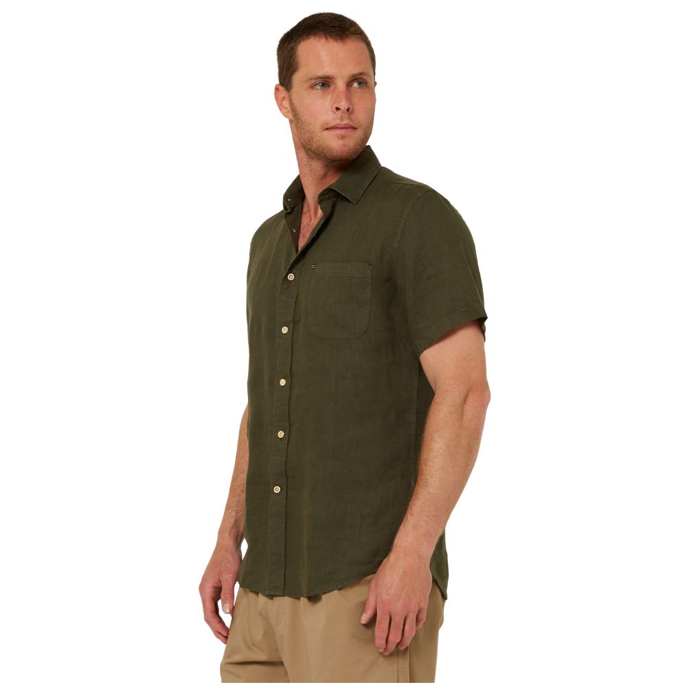 Pilbara Linen Short Sleeve Shirt