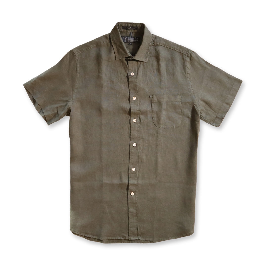 Pilbara Linen Short Sleeve Shirt