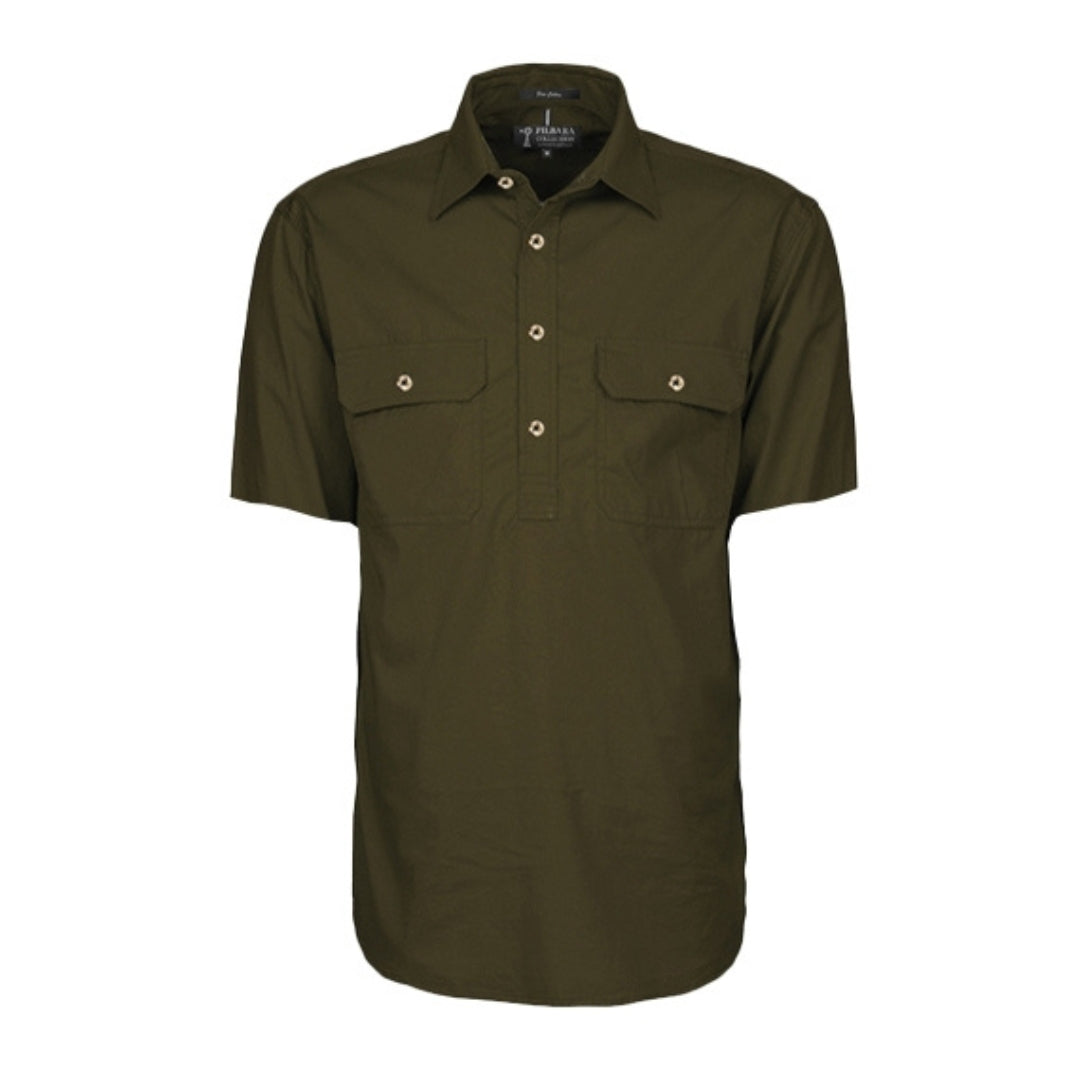 Pilbara Short Sleeve Closed Front Shirt