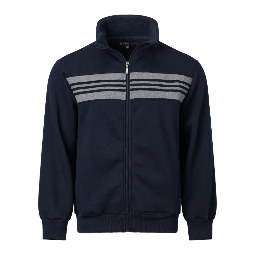 Pilgrim Full-Zip Fleece with Yarn-Dyed Panel