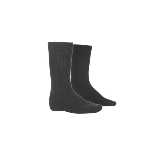Plain Rib Socks