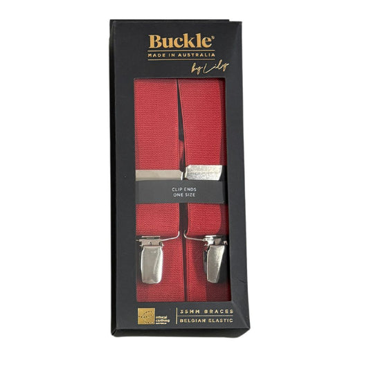 Plain X-Back Braces OS Assorted Menswear Accessories by Buckle Belts | The Bloke Shop