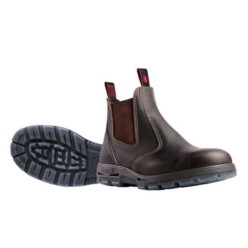 Redback USBOK Bobcat Pull-on Safety Workboot Claret Workboots by Redback Boots | The Bloke Shop