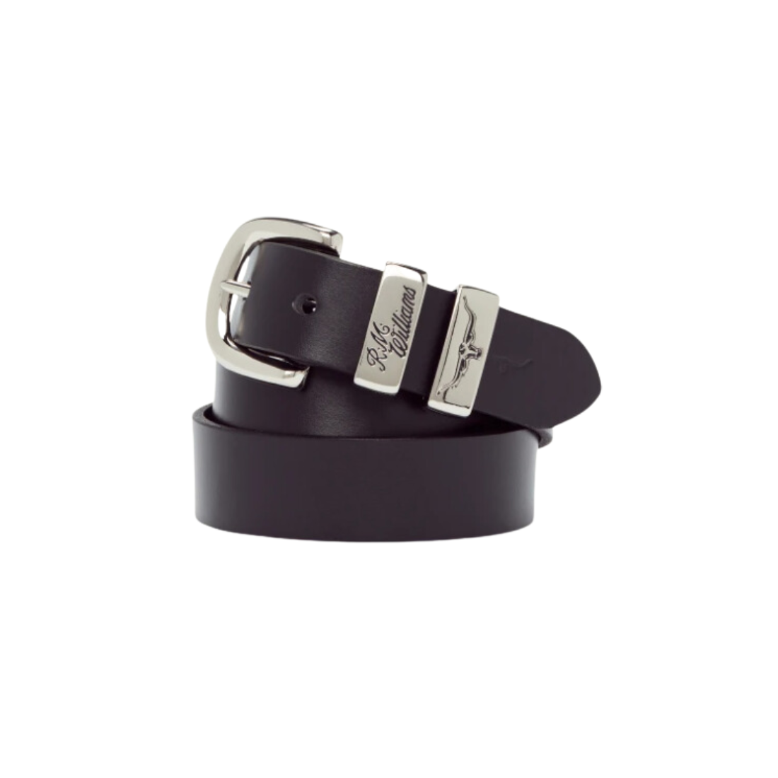 RM Williams 1 1/4 inch Solid Hide Belt 30 Black Belt by RM Williams | The Bloke Shop