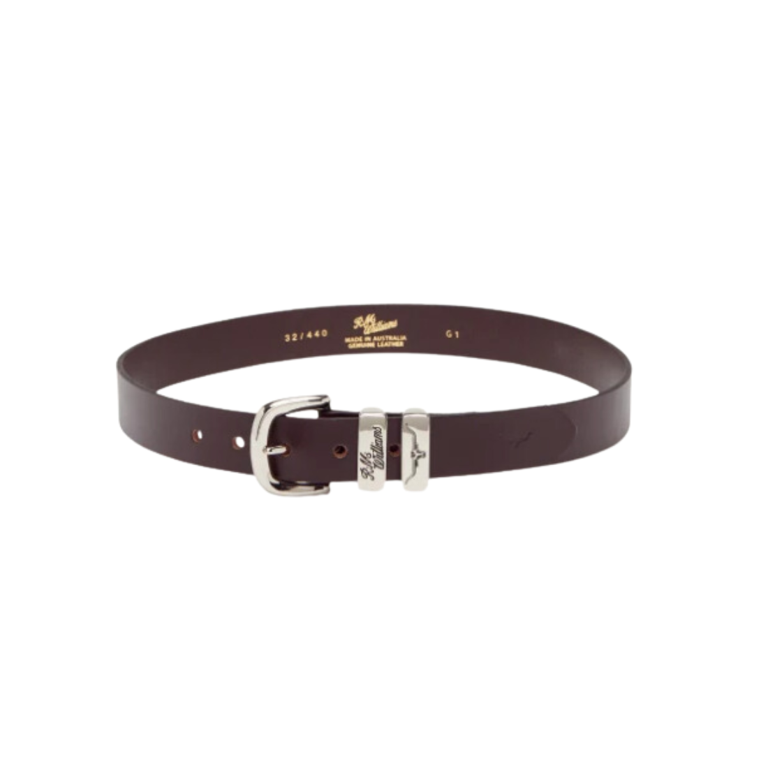 RM Williams 1 1/4 inch Solid Hide Belt Belt by RM Williams | The Bloke Shop