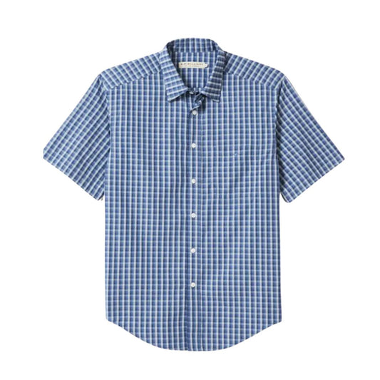 RM Williams Classic Shirt 3XL Blue/Navy Shirt SS by RM Williams | The Bloke Shop