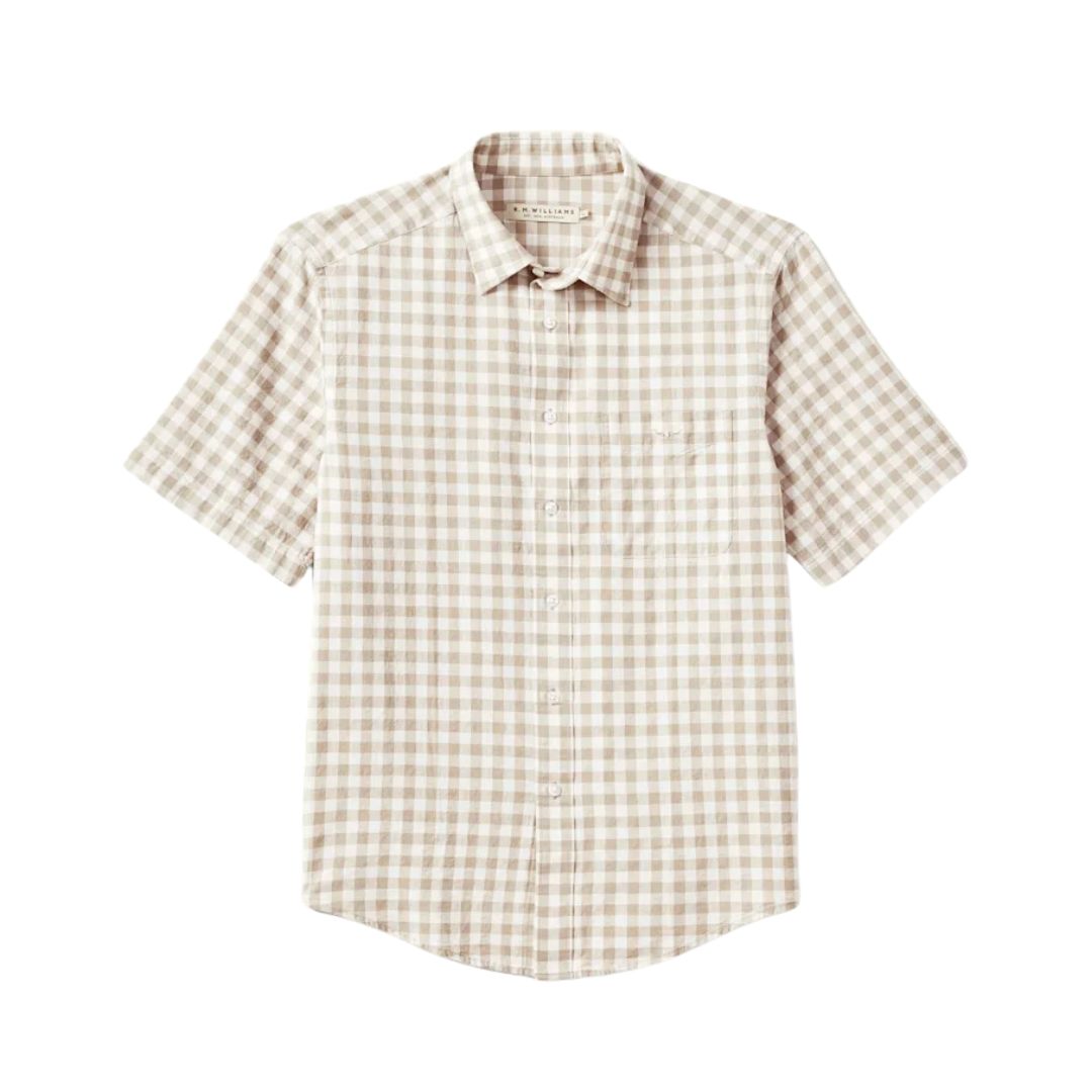 RM Williams Classic Shirt 3XL Oatmeal Shirt SS by RM Williams | The Bloke Shop