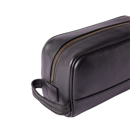 RM Williams Farrier Washbag OS Black Bag by RM Williams | The Bloke Shop