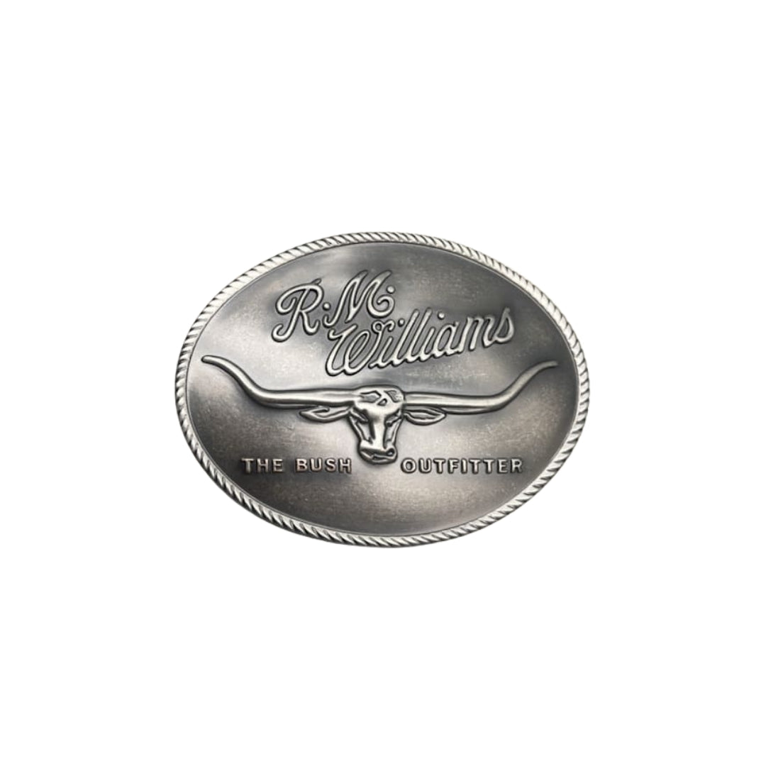 RM Williams Logo Belt Buckle