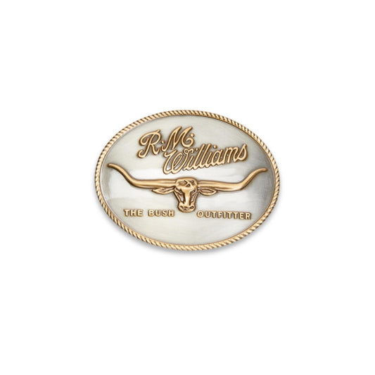 RM Williams Logo Belt Buckle