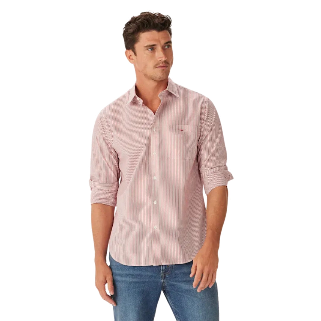RM Williams Poplin Stripe Shirt