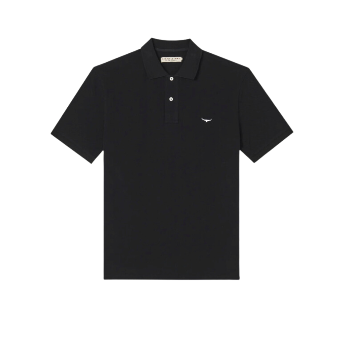 RM Williams Rod Polo 3XL Black Polo SS by RM Williams | The Bloke Shop