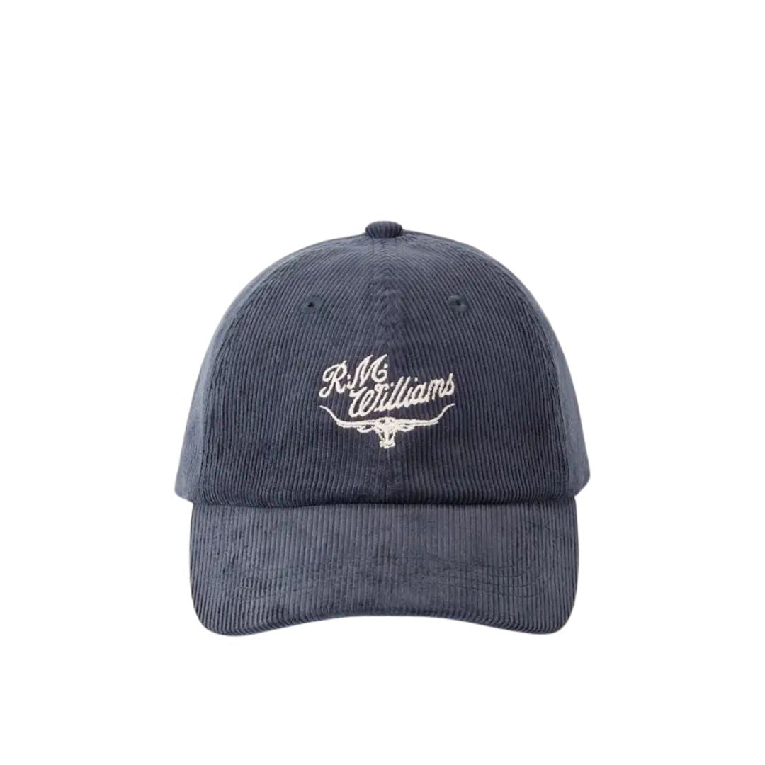 RM Williams Script Longhorn Cord Cap