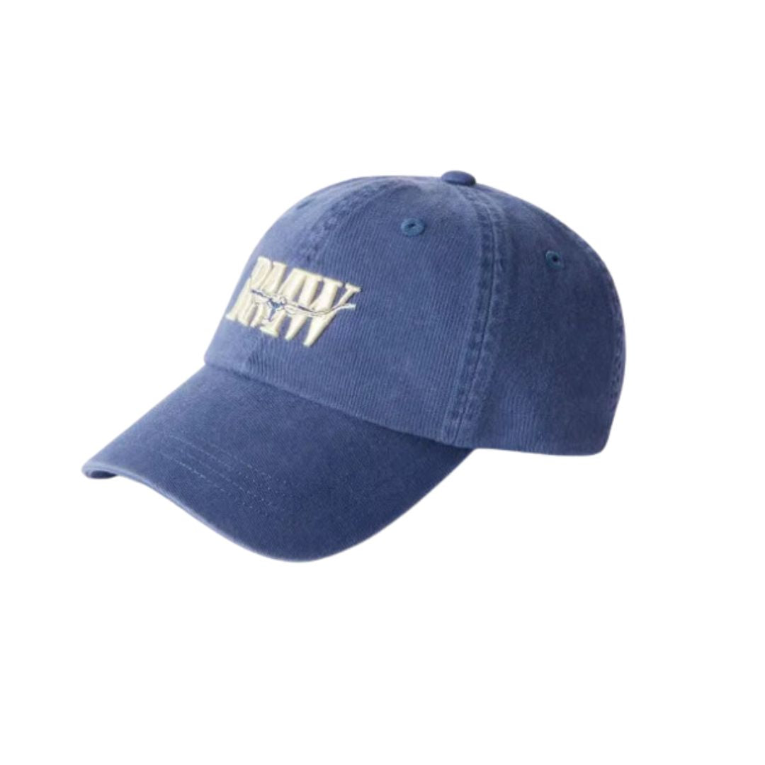 RM Williams Steers Head Logo Cap OS French Navy Hat Cap by RM Williams | The Bloke Shop