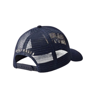 RMW Steers Head Trucker Cap OS Navy Mens Hats by RM Williams | The Bloke Shop