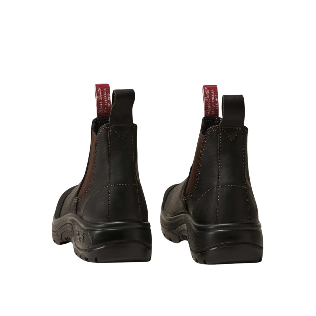 Rossi 795 Hercules Safety Pull-on Workboot Claret Workboots by Rossi | The Bloke Shop