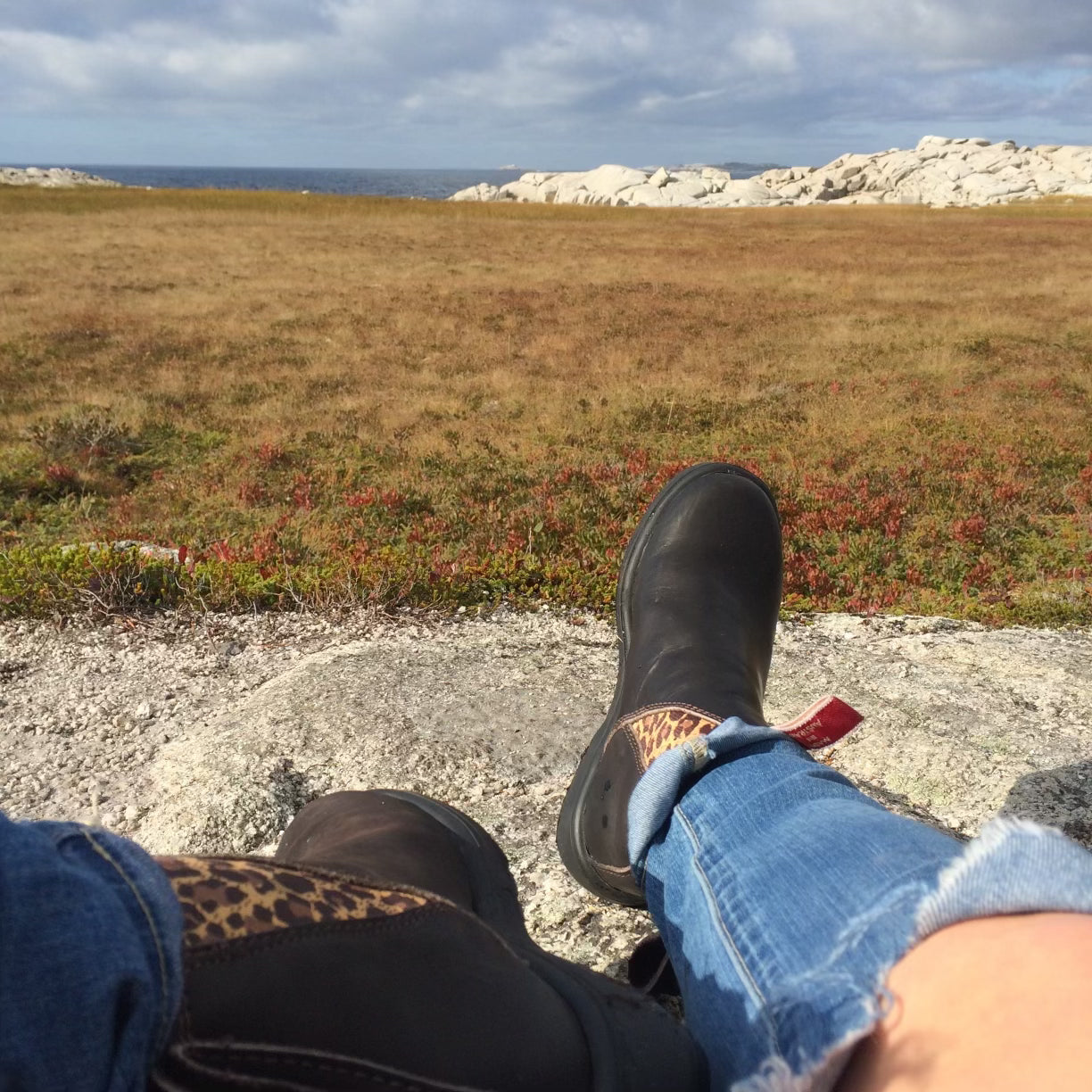 Image of the ladies 343 Rossi Boots. In the background there is the ocean. Availble Rossi Boots Adelaide stockist.