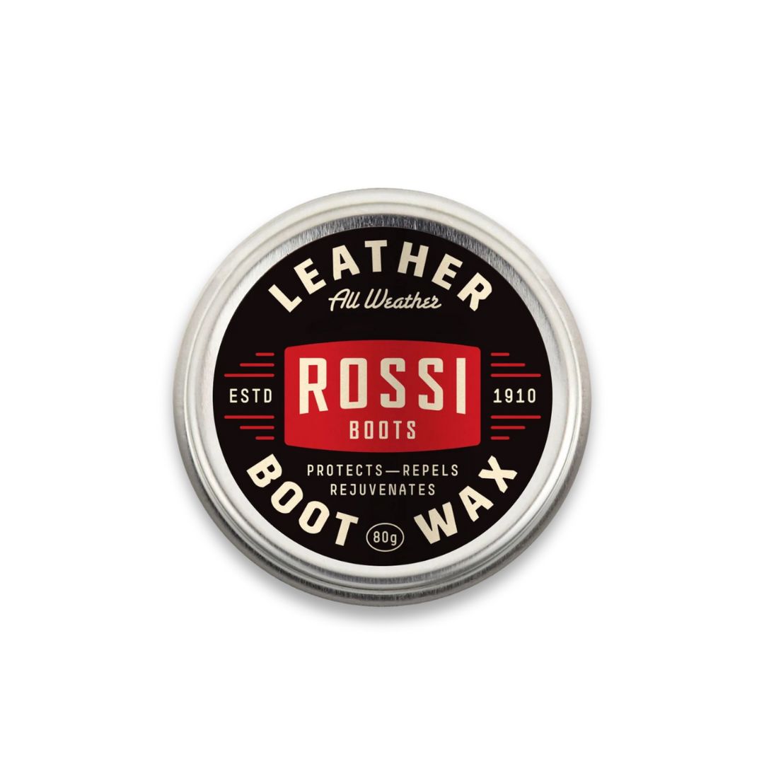 Rossi Leather Boot Wax OS Neutral Shoe Care by Rossi | The Bloke Shop