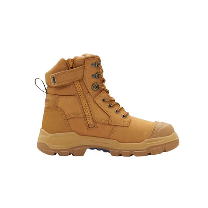 Blundstone 9060 Rotoflex Zip Side Safety Boot 10 Wheat Workboots by Blundstone | The Bloke Shop